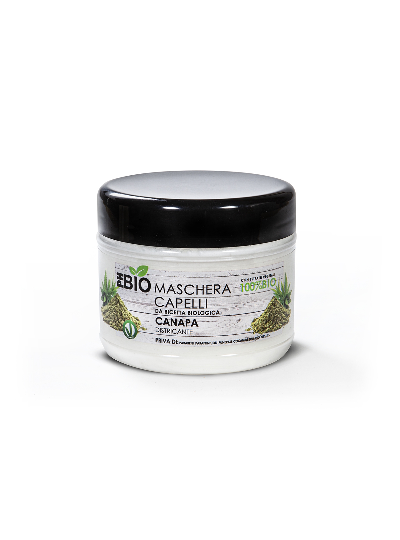 MASCHERA CAPELLI DISTRICANTE ALLA CANAPA